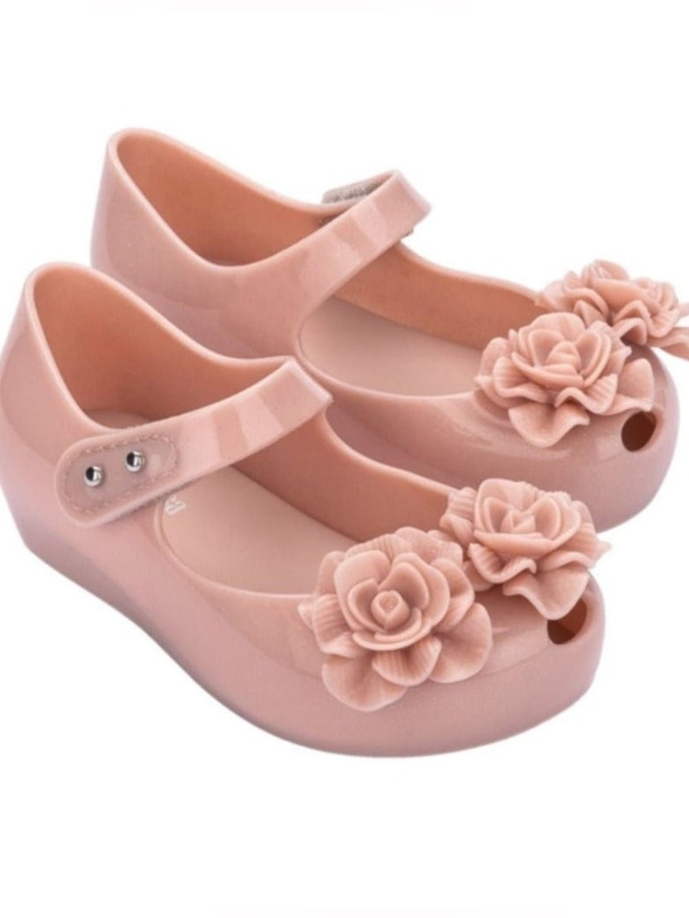 Mini Melissa 7c Ultra Girl Garden Spring Flowers Pink Mary Jane